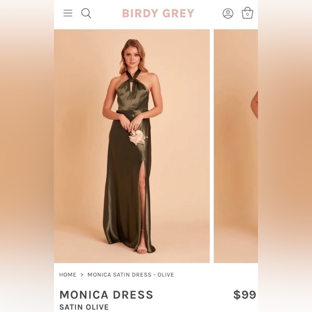 Brand new Birdie Grey bridesmaids dress M